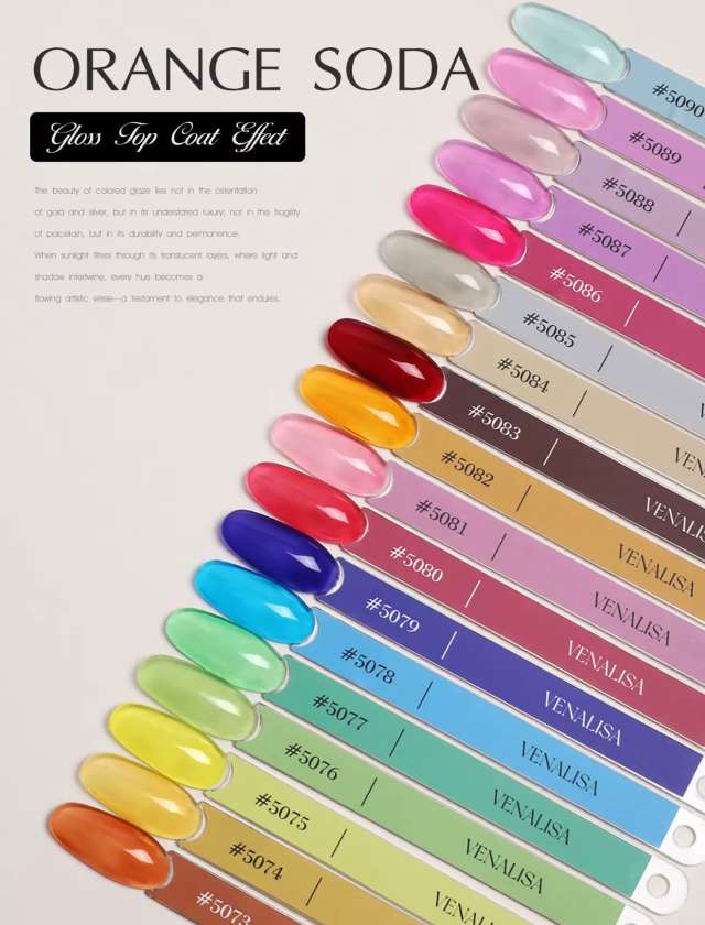 ונליסה המזוודה החדשה VENALISA 10ml | 18 Colors Gift Set | ORANGE SODA