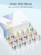 ונליסה מזוודת לק ג׳ל VENALISA 10ml | 18 Colors Gift Set | VIVID SPECTRUM