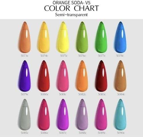 ונליסה המזוודה החדשה VENALISA 10ml | 18 Colors Gift Set | ORANGE SODA