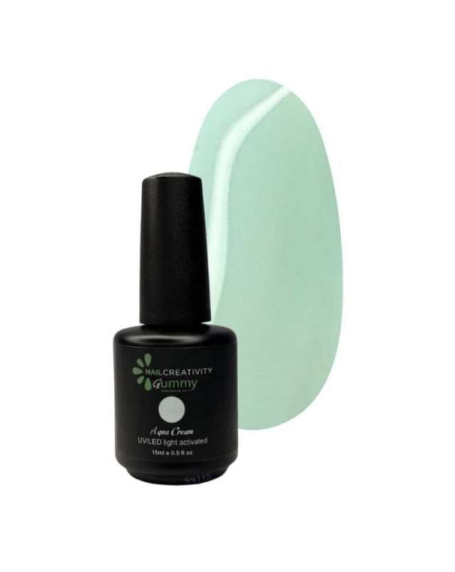 Nail Creativity GUMMY BASE aqua cream- גומי ראבר בייס אקוואה קרים