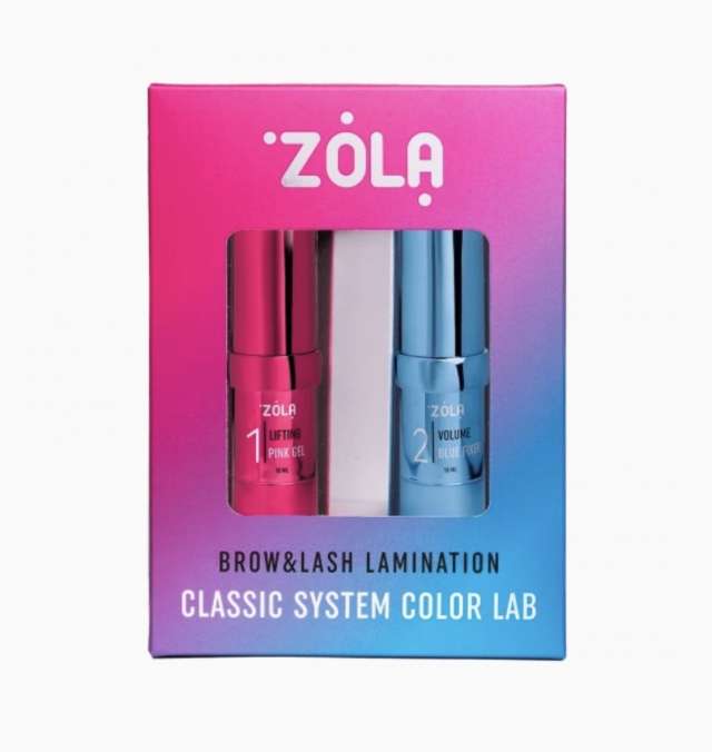 ערכה להרמת גבות וריסים זולה Zola Lab Color