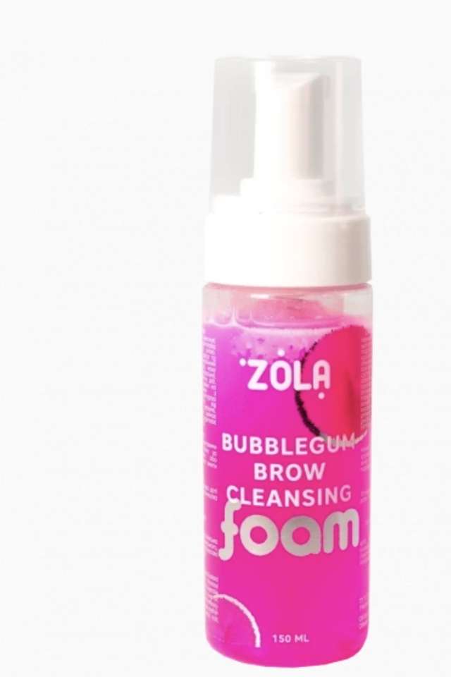 זולה קצף לניקוי גבות וריסים- ZOLA BUBBLEGUM BROW CLEANSING