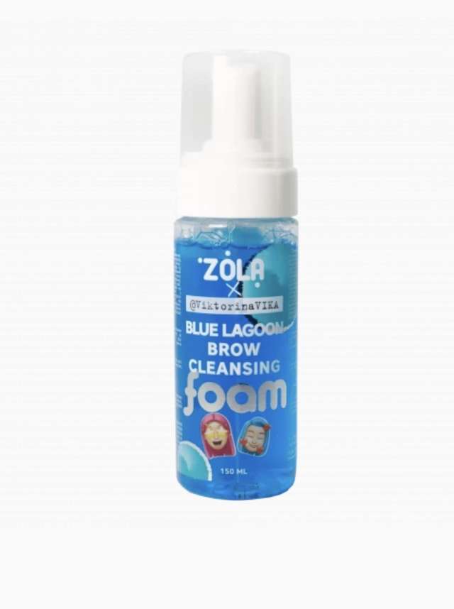קצף לניקוי גבות וריסים- ZOLA BLUE LAGOON BROW CLEANSING